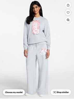 Diet Coke Pink Bow Sweatshirt